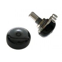 16mm POTENTIOMETER DUST CAP BLACK